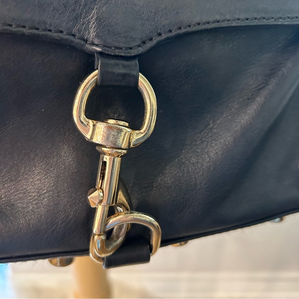 Rebecca Minkoff black leather small crossbody chain bag - Picture 4 of 13